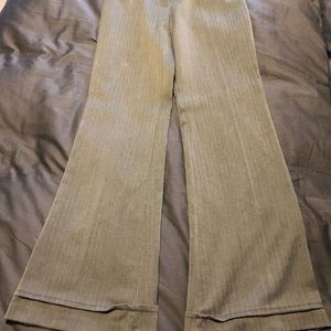 Gray work pants